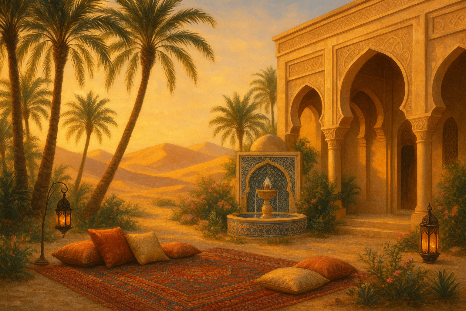 Cool Arabiaan relaxing 